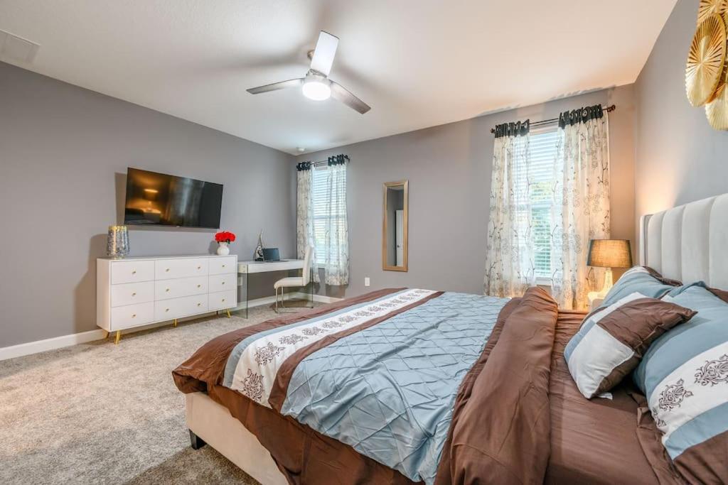 Close To Disney & Other Theme Parks,Private Heated Poolspa, Bbq & Game Rm Kissimmee Dış mekan fotoğraf