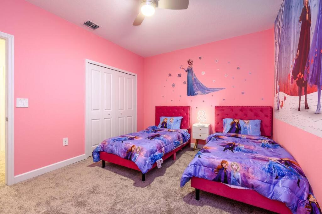 Close To Disney & Other Theme Parks,Private Heated Poolspa, Bbq & Game Rm Kissimmee Dış mekan fotoğraf