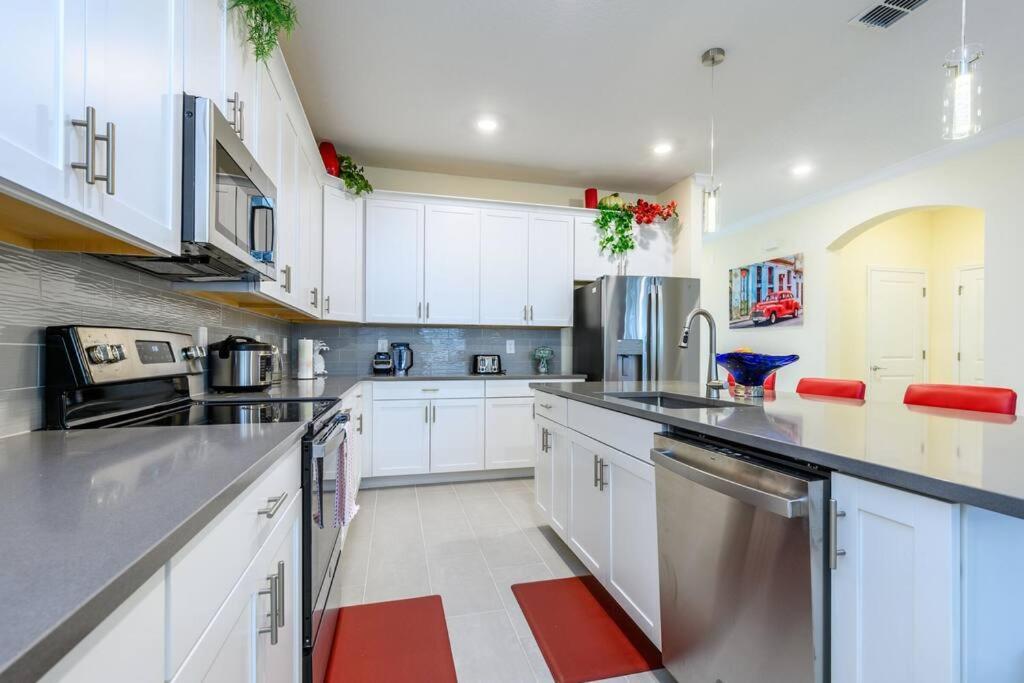 Close To Disney & Other Theme Parks,Private Heated Poolspa, Bbq & Game Rm Kissimmee Dış mekan fotoğraf