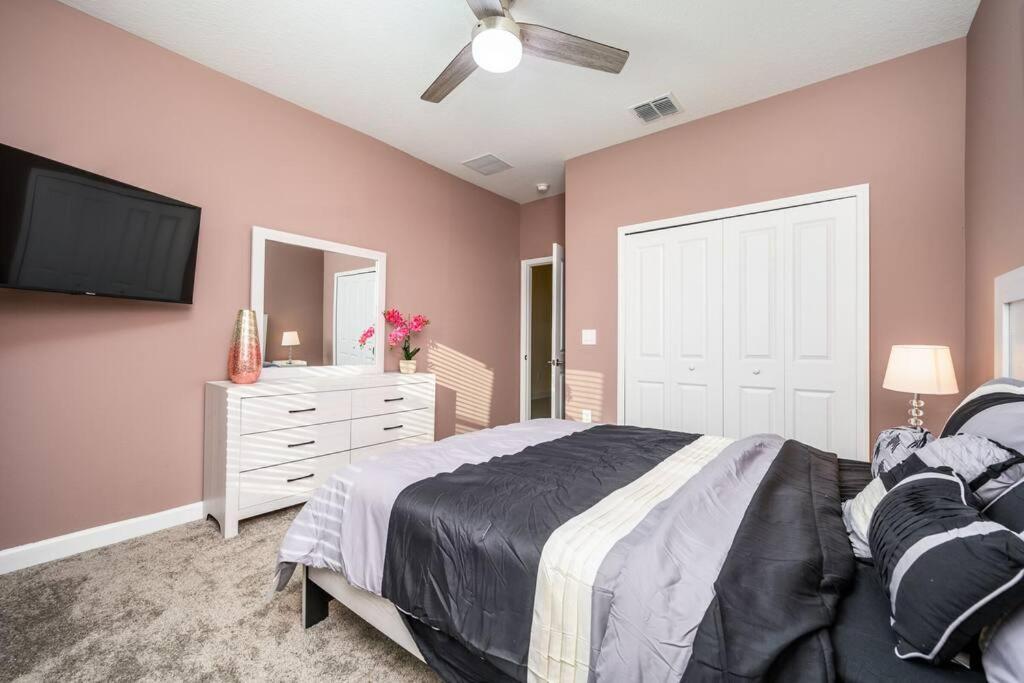 Close To Disney & Other Theme Parks,Private Heated Poolspa, Bbq & Game Rm Kissimmee Dış mekan fotoğraf
