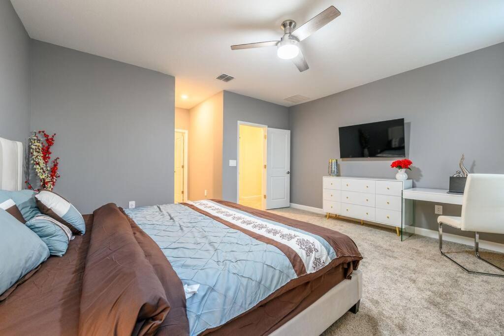 Close To Disney & Other Theme Parks,Private Heated Poolspa, Bbq & Game Rm Kissimmee Dış mekan fotoğraf