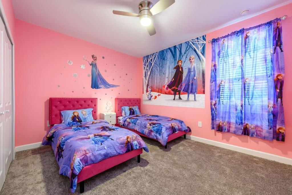Close To Disney & Other Theme Parks,Private Heated Poolspa, Bbq & Game Rm Kissimmee Dış mekan fotoğraf