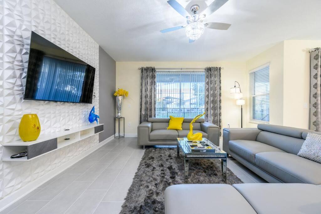 Close To Disney & Other Theme Parks,Private Heated Poolspa, Bbq & Game Rm Kissimmee Dış mekan fotoğraf