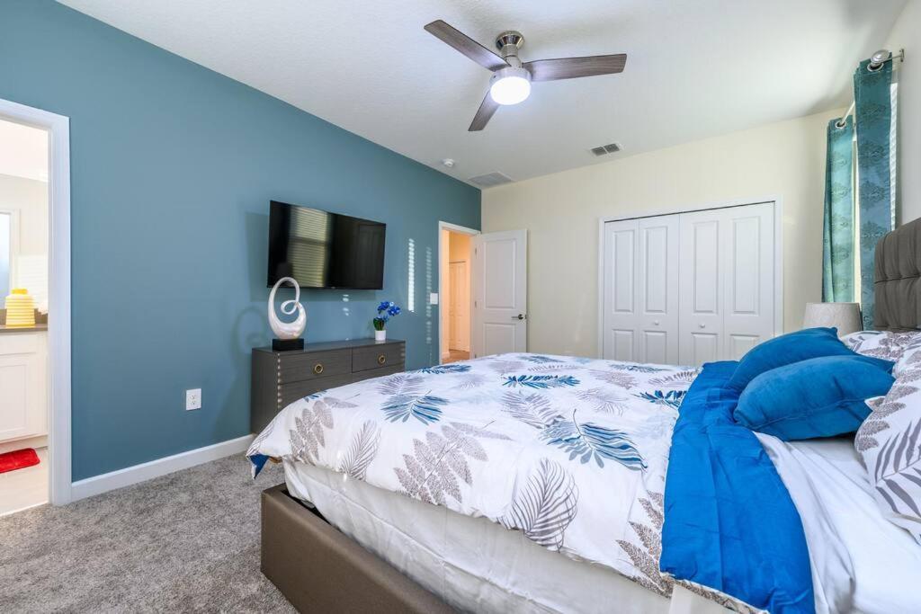 Close To Disney & Other Theme Parks,Private Heated Poolspa, Bbq & Game Rm Kissimmee Dış mekan fotoğraf